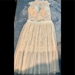 Victoria Secret Bustier and Skirt set.